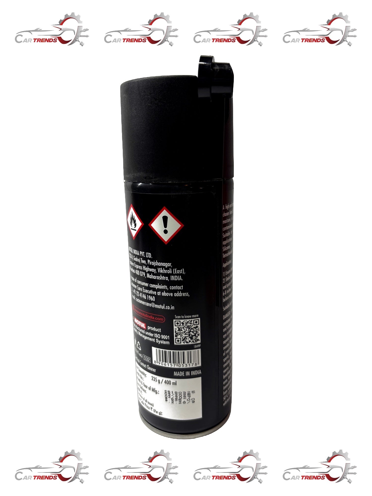 ELECTRICAL CONTACT CLEANER ELECTRICAL CONTACT CLEANER - Back view