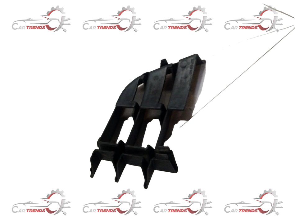 Volkswagen TRIM 5JF853665 car part, close-up view showing detailed components and branding on a white background.