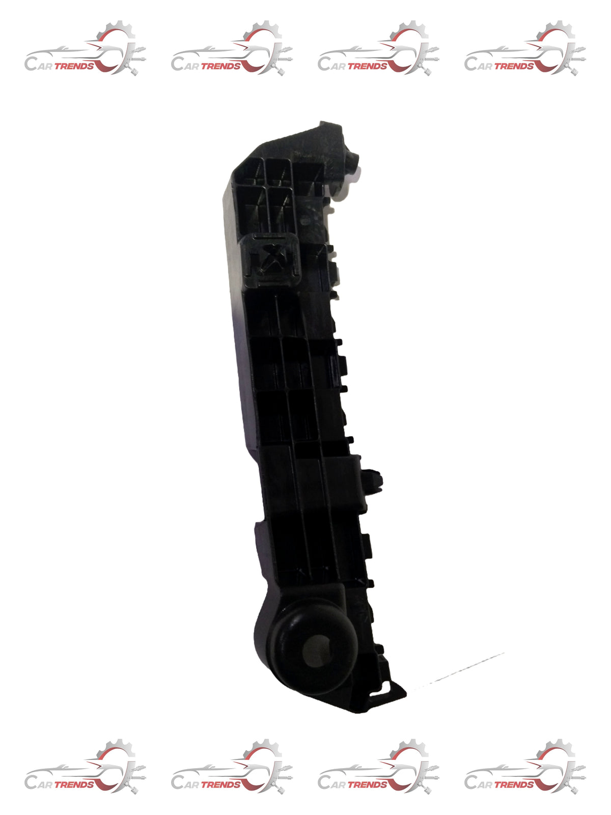 Maruti Suzuki HOLDERFR bumper side part, black plastic component for vehicle repair or replacement.