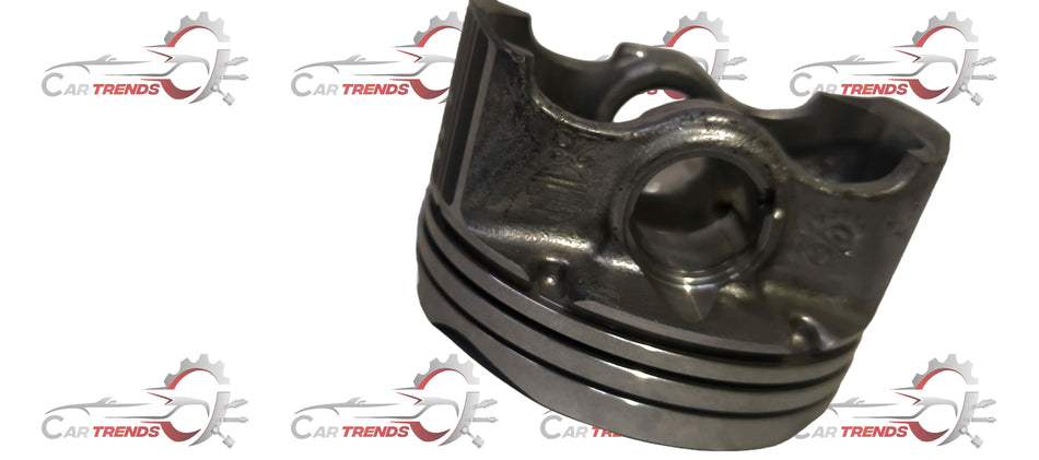 Maruti Suzuki piston 12111M81R10 showing metallic engine component with precise machining and branding details.