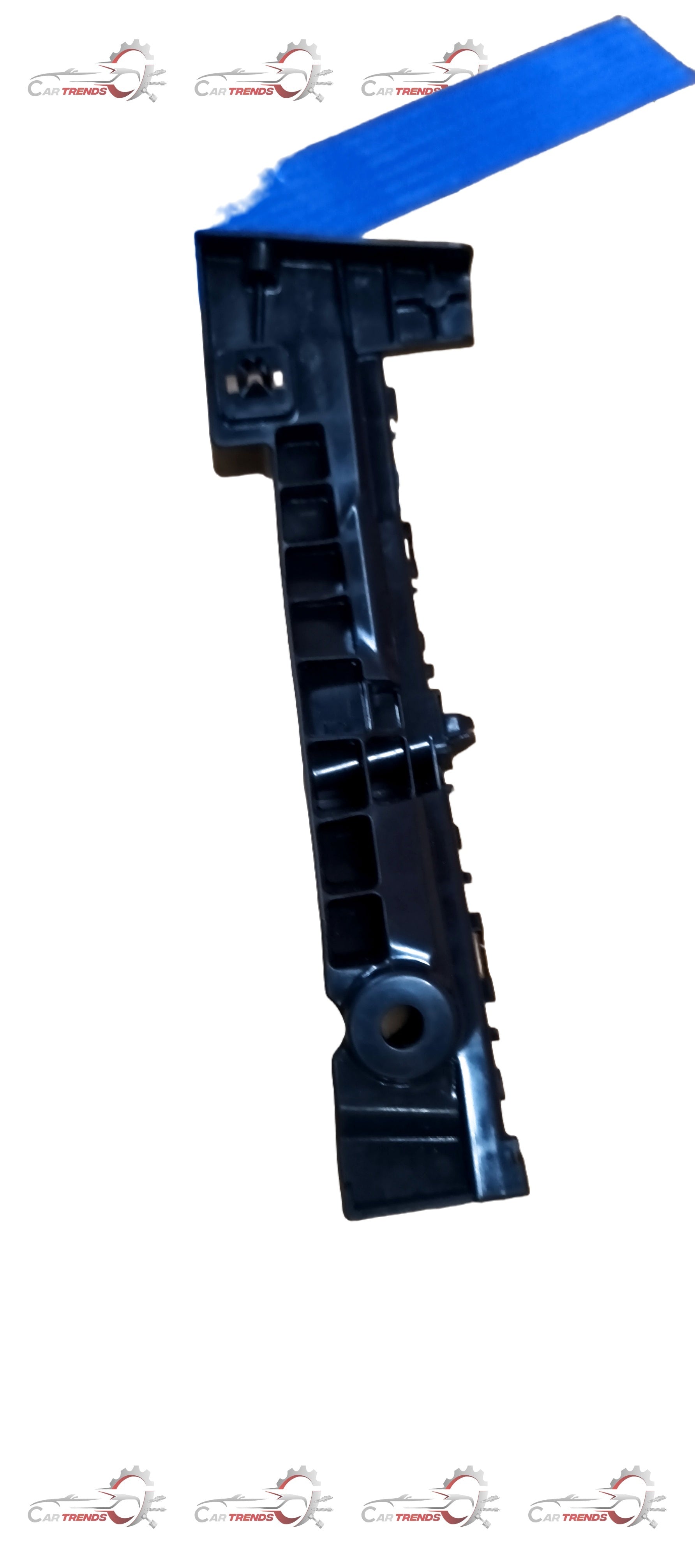 CarTrends Vitara Brezza bumper side holder spare part, shown in a close-up image with mounting details and black finish.