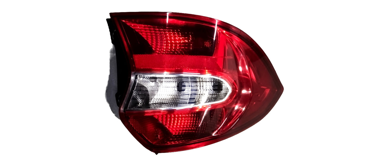 CarTrends left tail light for Figo Aspire E4BZ132K24D, spare car parts with clear lens and mounting bracket, shown from the side.