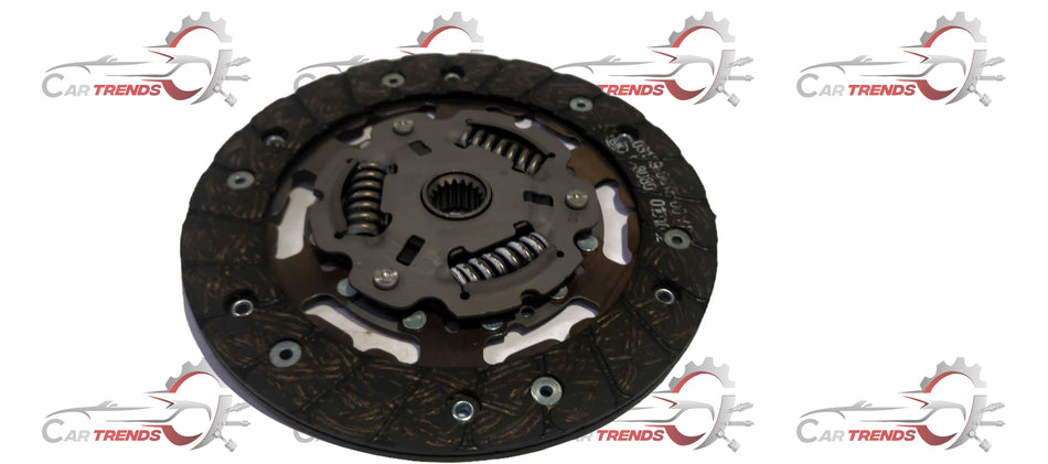Maruti Suzuki clutch plate for Celerio, showing the metal disc with friction material and central hub, in a clear automotive image.