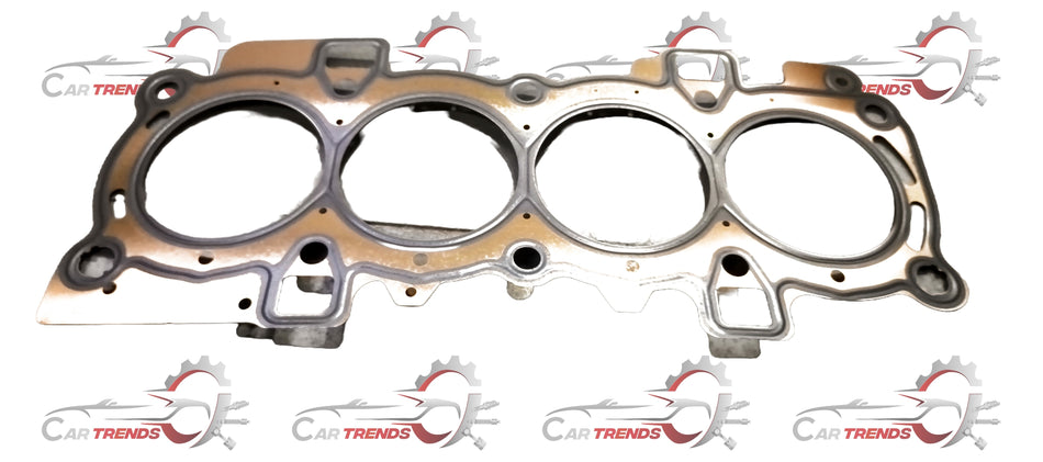 Ford cylinder gasket HE8Z6051A, durable engine part with gasket material, shown in a close-up image.