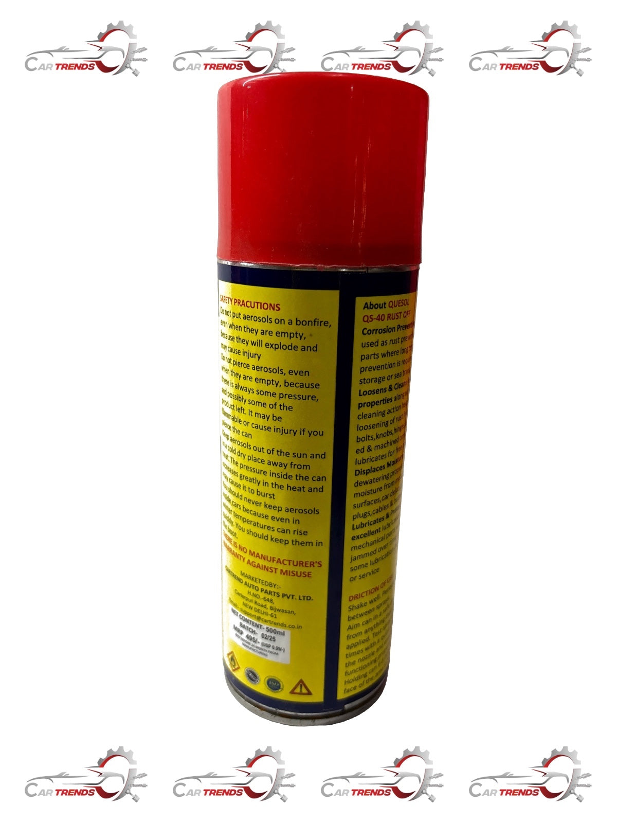 CARTRENDS Rust Off | Universal | CTX 40 | 500 ML | #CT003711 CT003711 - Back view