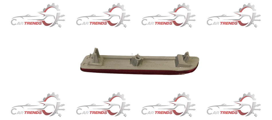 Maruti CarTrends left side reflector assembly for Baleno, shown in photo with reflective surface and mounting details.
