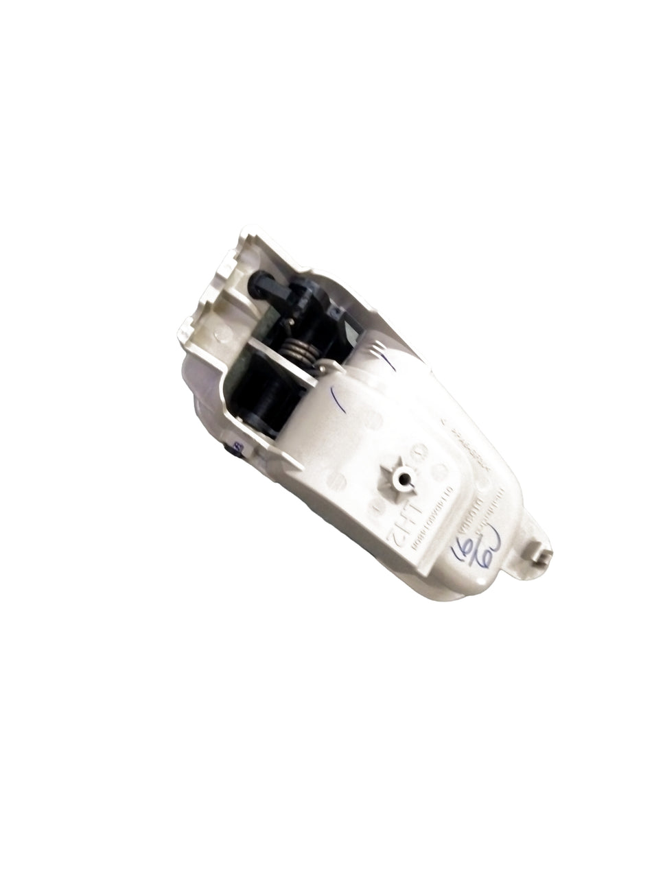 Mahindra ASSY inner handle LH for W408 Scorpio Classic, showing the black plastic handle part with mounting details.