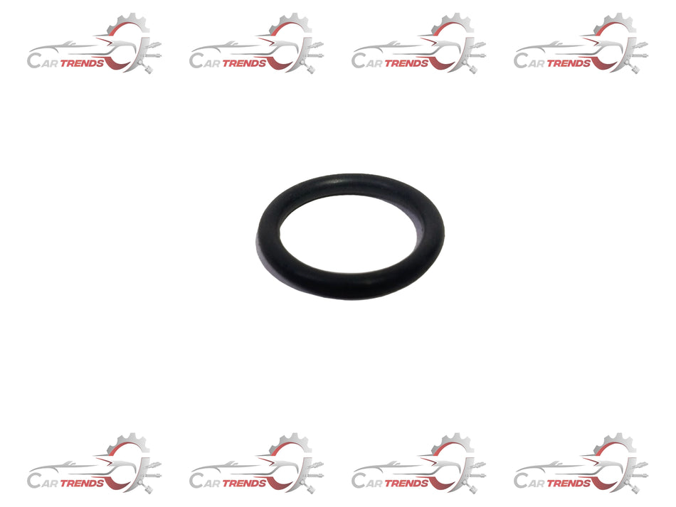 Maruti Suzuki O-ring for Baleno engine, close-up view showing the black rubber gasket on a white background.