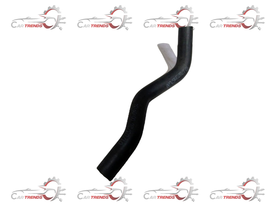 Maruti Suzuki radiator outlet hose Stingray model, showing the black rubber hose with metal fittings on each end.