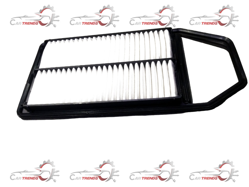 Maruti Suzuki Baleno petrol air filter with part number 13780M68P01, showing a close-up of the clean, rectangular filter element.