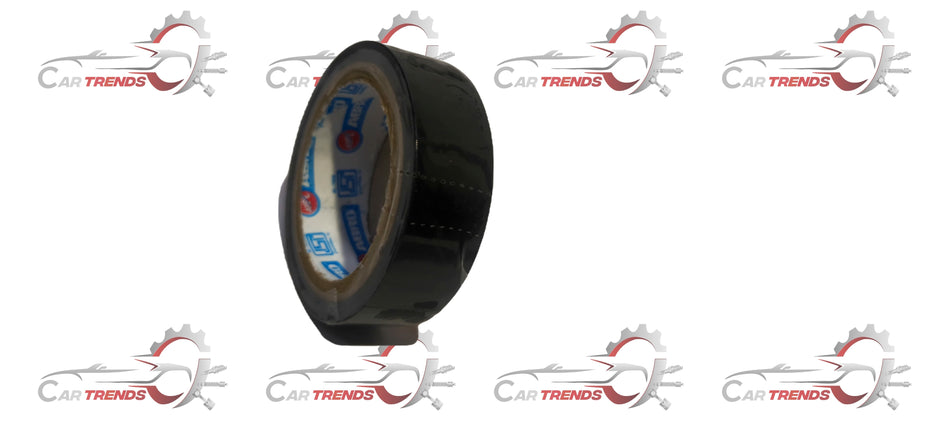 Black Abro aftermarket tape roll with durable black material, shown in a close-up image.