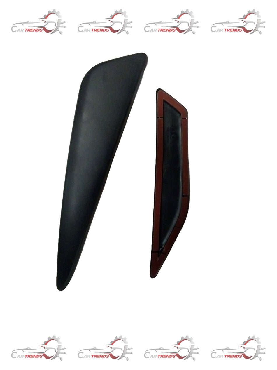Honda KIT FR & RR bumper protector, black plastic auto part designed for front and rear bumper protection.