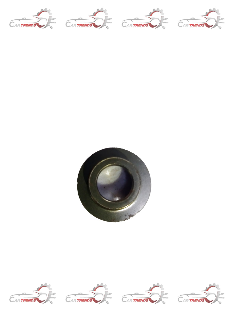 Hyundai retainer valve spring 2222204000, close-up of the metal spring part for automotive engine repair.