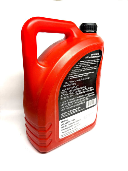 FORD Engine Oil 913D 4L | Ford | #AXL5W3014LFD AXL5W3014LFD - Back view