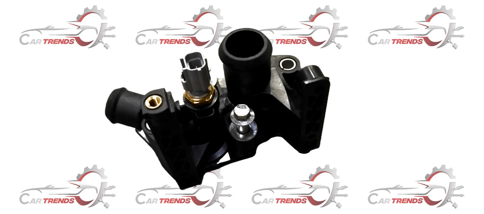 Ford Ecosport water elbow part #BE8Z8K556A, close-up of the black plastic elbow connector with Ford branding visible.