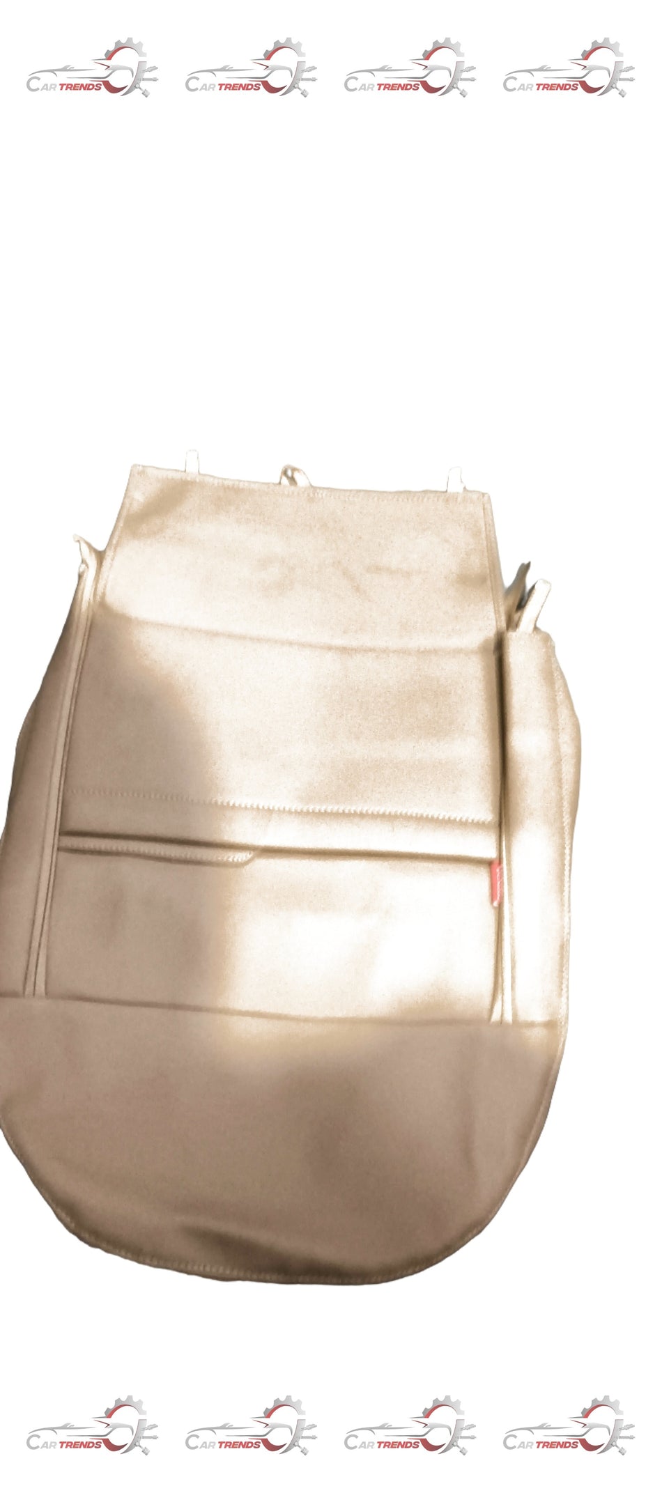 Honda Kitseat cover in premium beige fabric, designed for comfort and style, with visible stitching and snug fit on the seat.
