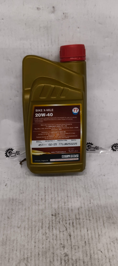 77 LUBRICANTS 27701-BIKE XMILE 20W40 SN .9*20 77lub27701 - Back view