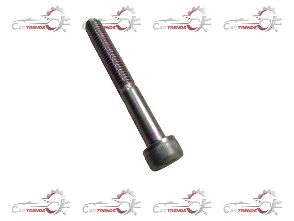 Honda SOCKET BOLT CITY 90126S5JM01, close-up of a black bolt used in automotive assembly with a hex head.
