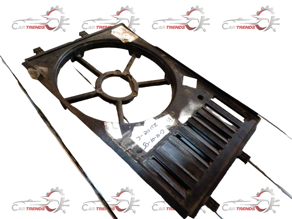 Volkswagen COWL 6RF121207B engine cover with black plastic finish, visible mounting points and brand logo on the front.