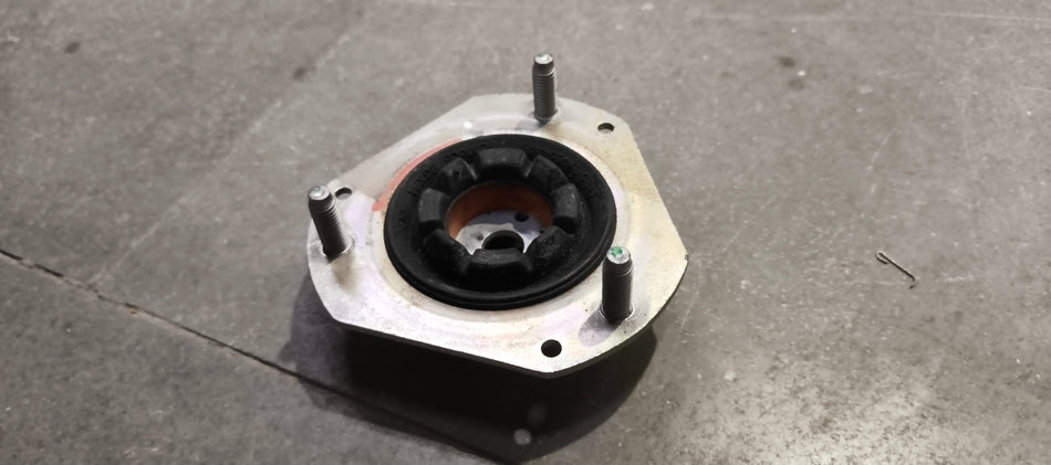 Ford mounting assembly E4BZ3A197A, automotive engine part with metal brackets and mounting points, for Ford vehicles.