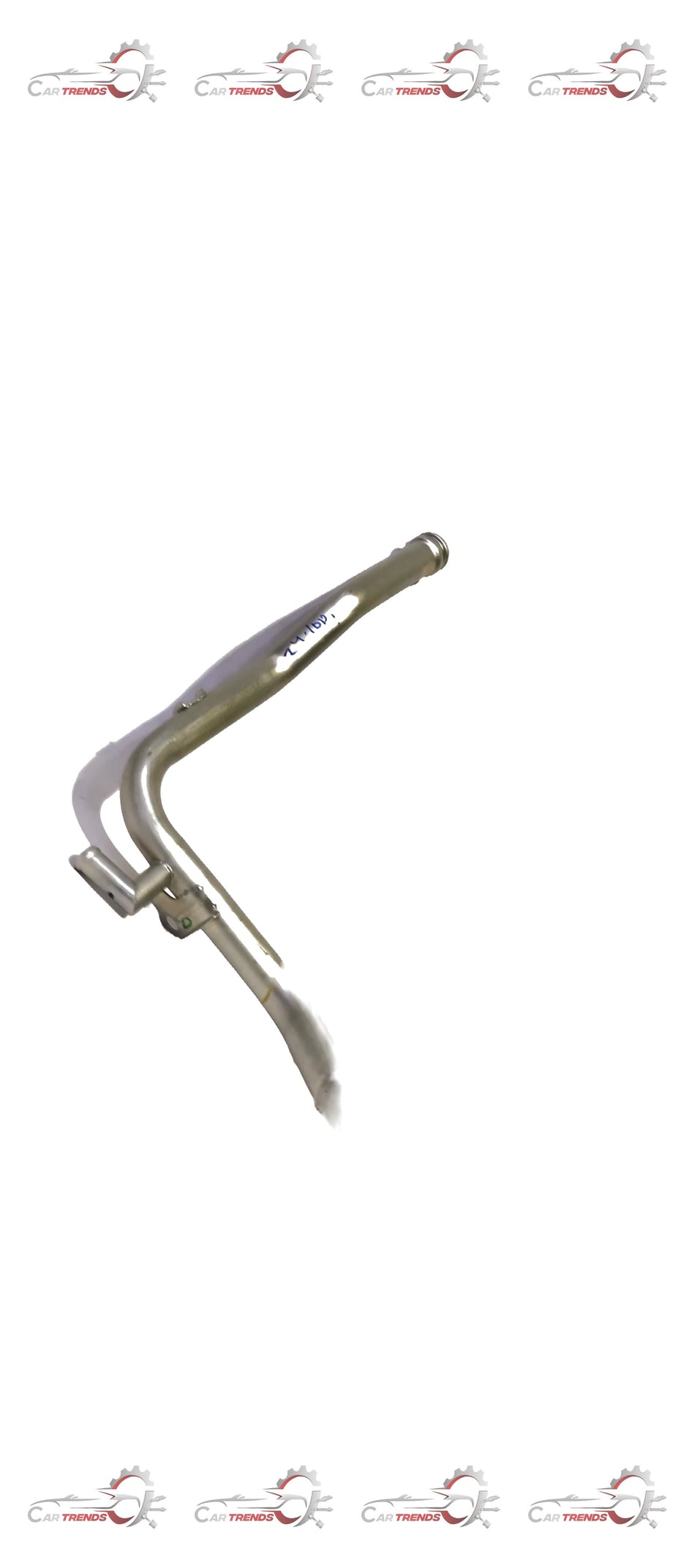 Maruti Suzuki water inlet pipe for Baleno, showing a close-up of the engine water inlet pipe part with connecting ends.