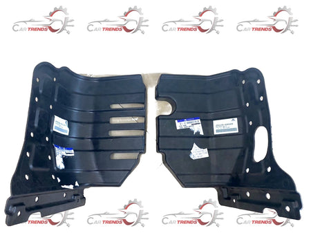 Hyundai I10 engine cover by CarTrends, black plastic spare part with Hyundai logo, designed for engine protection and aesthetic.