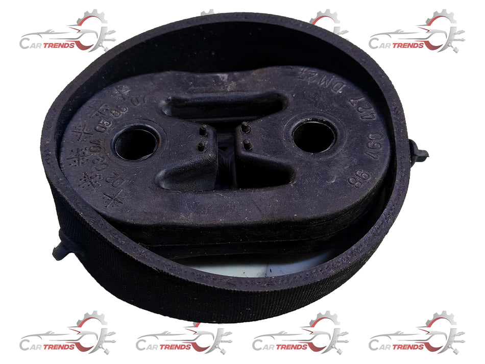 CarTrends Silencer Rubber Optra 1.6 spare part, showing the black rubber component designed for vehicle exhaust system.