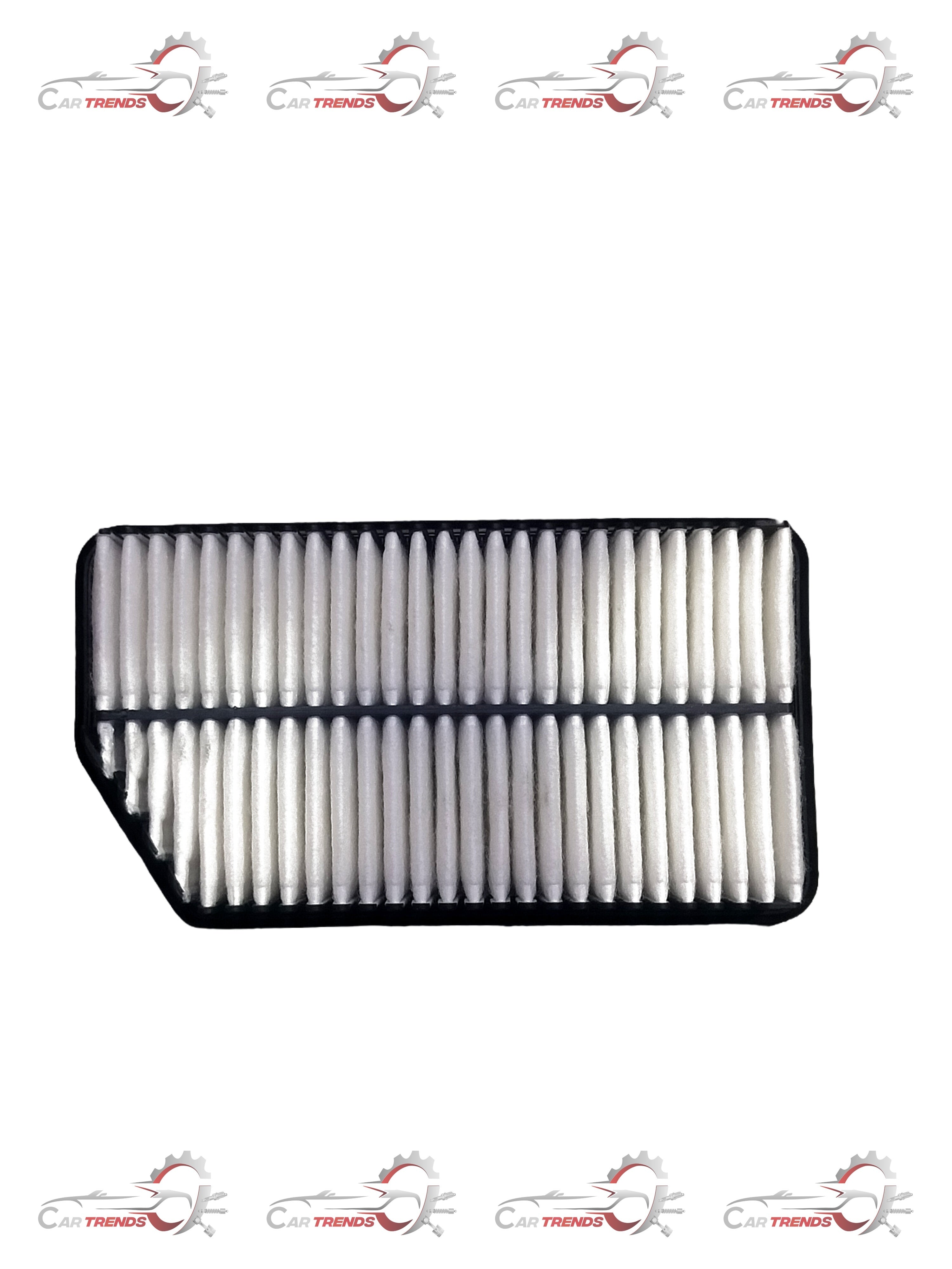 CarTrends diesel air filter for Creta, spare part showing the clean, rectangular filter element with plastic frame.