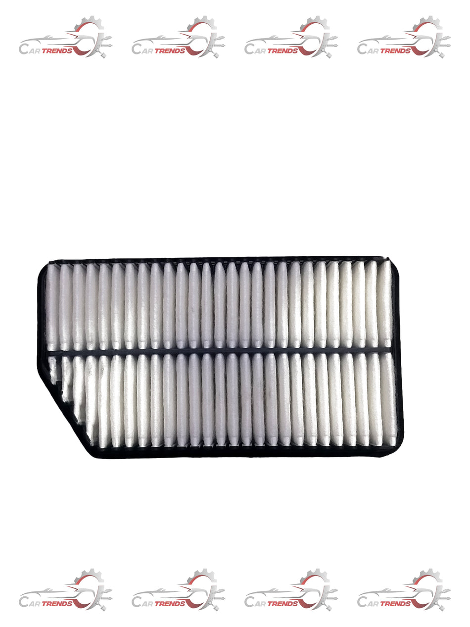 CarTrends diesel air filter for Creta, spare part showing the clean, rectangular filter element with plastic frame.