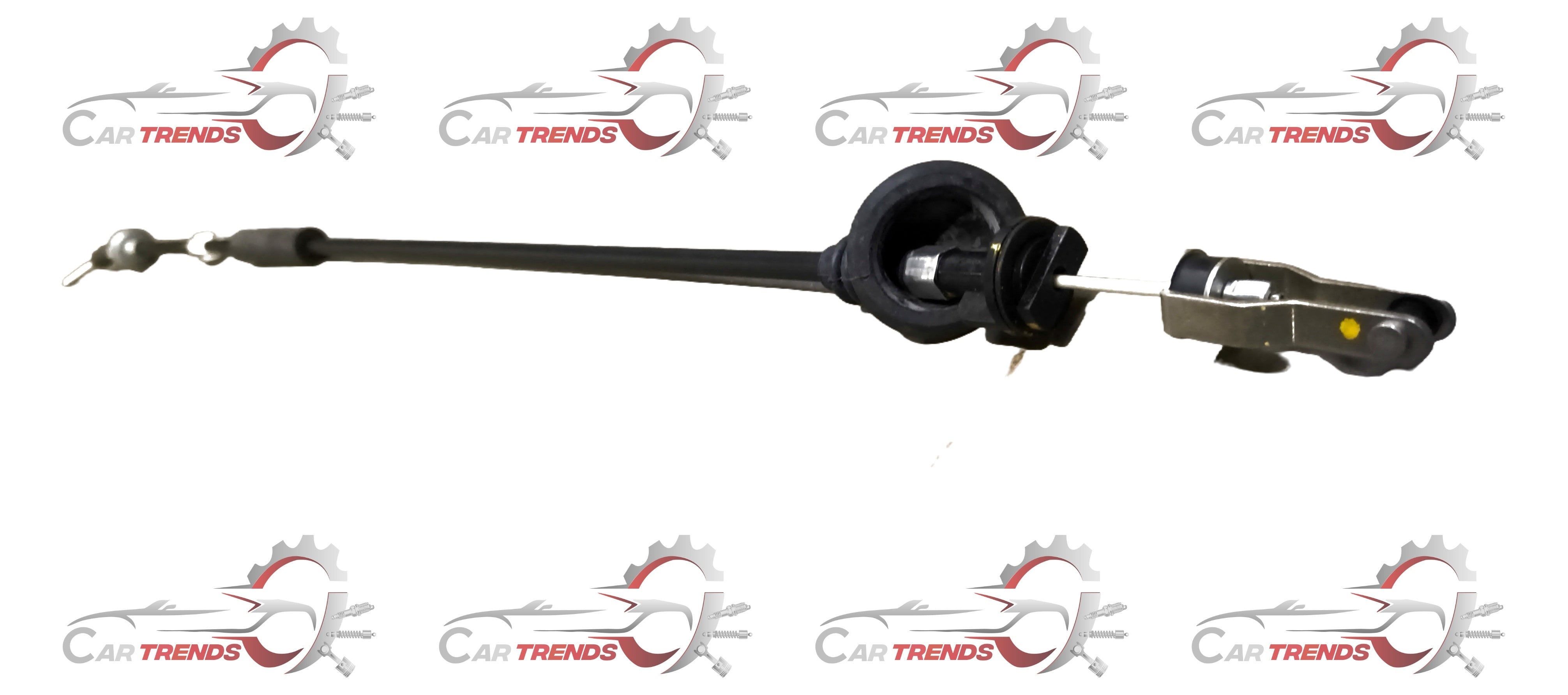 Maruti Suzuki clutch cable assembly for vehicle, showing the cable with metal connectors and protective rubber covering.