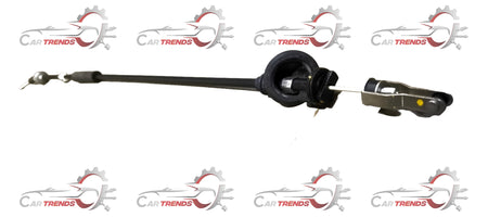 Maruti Suzuki clutch cable assembly for vehicle, showing the cable with metal connectors and protective rubber covering.