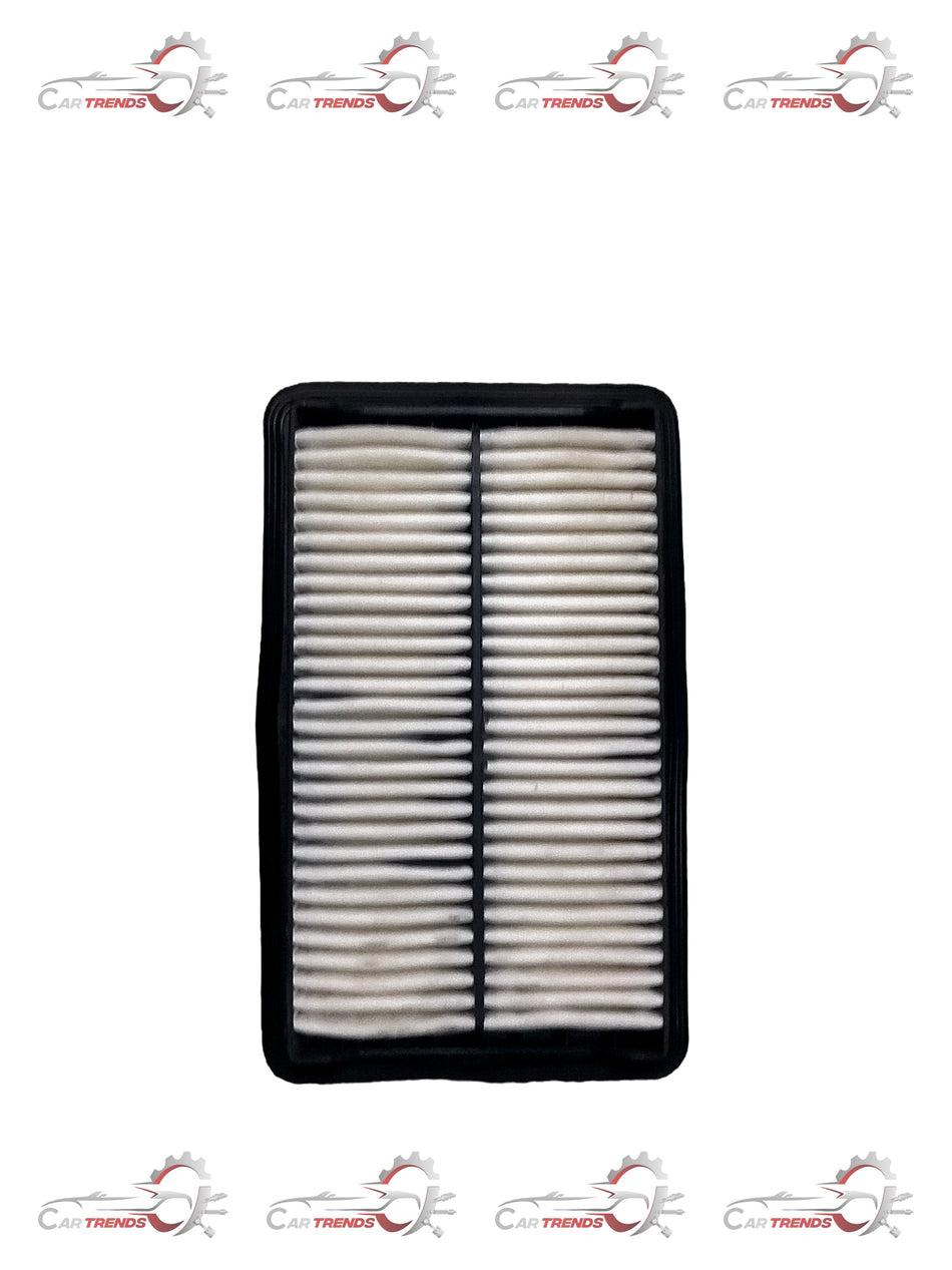 CarTrends Hyundai Santro Xing air filter, spare parts, showing the rectangular filter with pleated paper media and plastic frame.