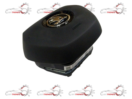 VOLKSWAGEN AIRBAG UNIT FOR STEERING WHEEL; DRIVER SIDE; SATIN BLACK/HIGH CHROME 3V0880201APIZY 3V0880201APIZY - Back view