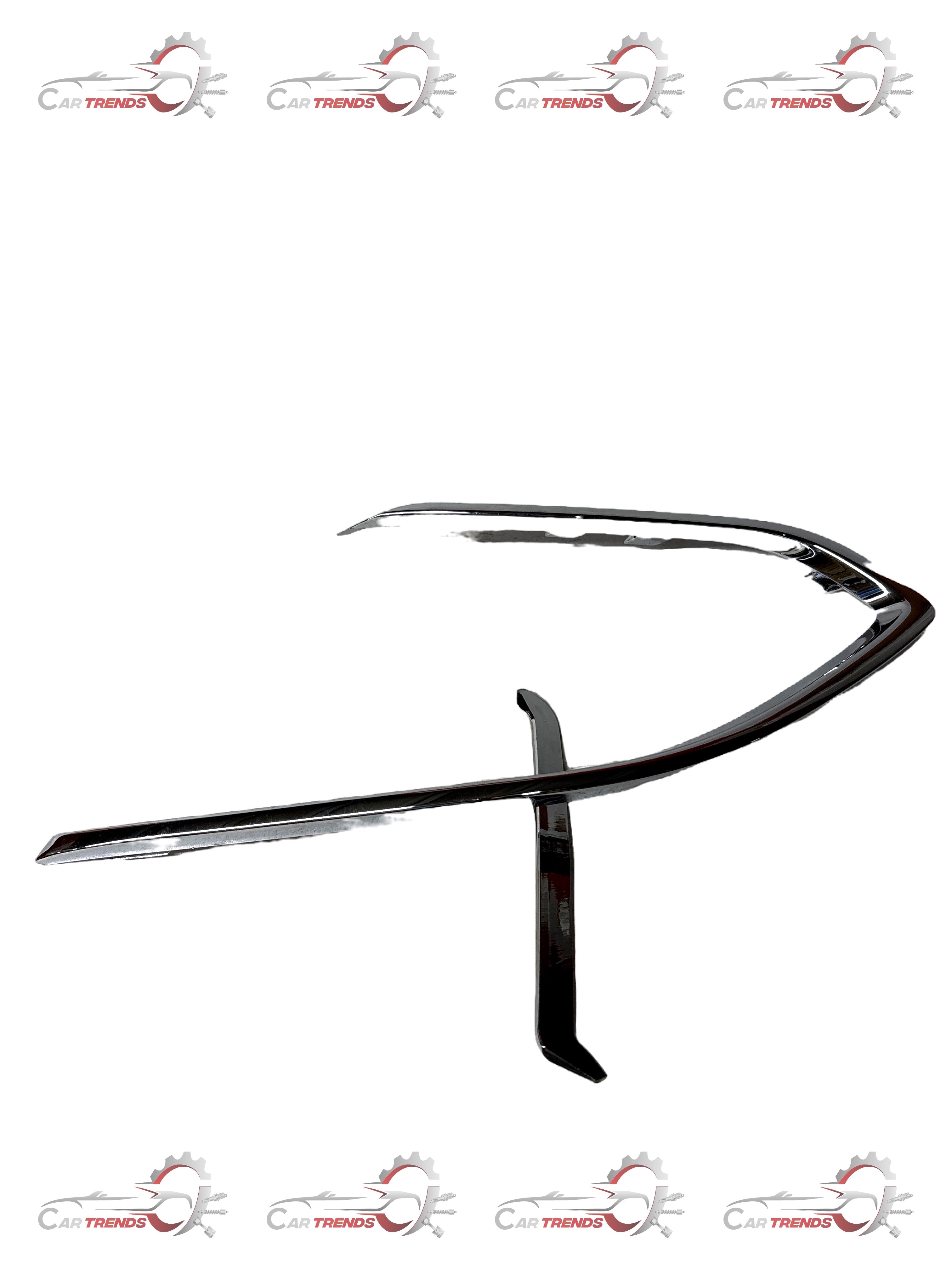 CarTrends J95080066  Fog Lamp Insert Chrome Beat Left Side J95080066 - Back view
