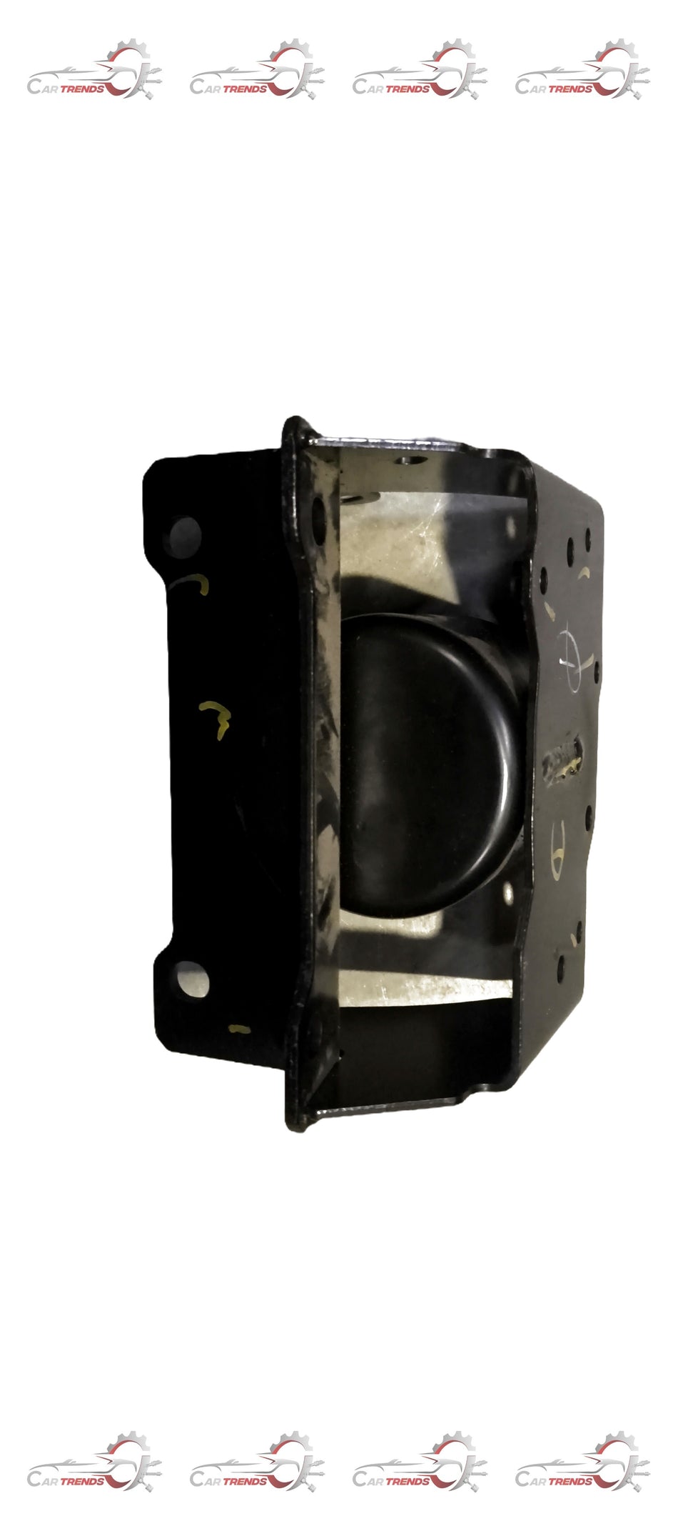 Maruti Suzuki mounting component LH 11620M74LC0, automotive part with metal and rubber elements, shown in a close-up image