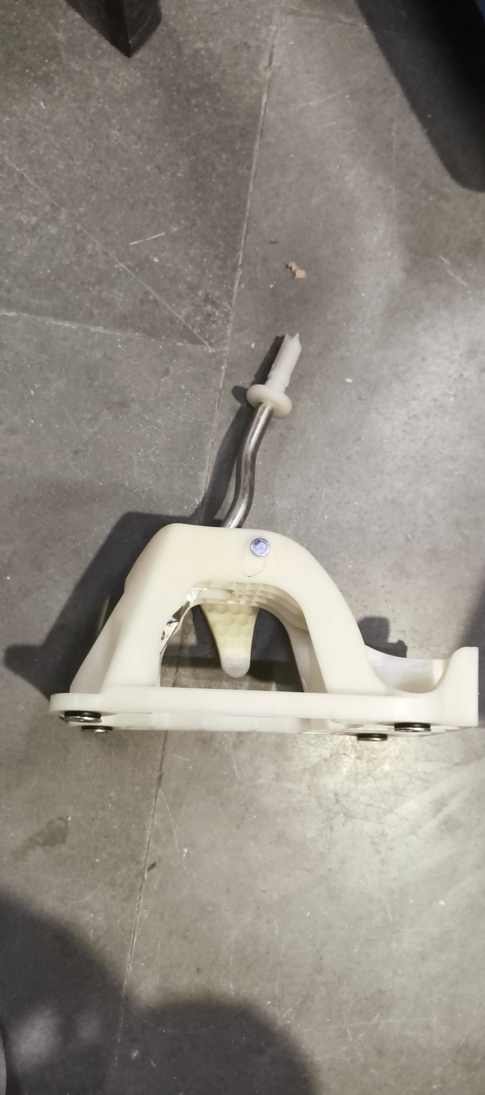 Maruti Suzuki gear lever assembly A-star type 1, showing the shift lever and mounting components in a close-up image.