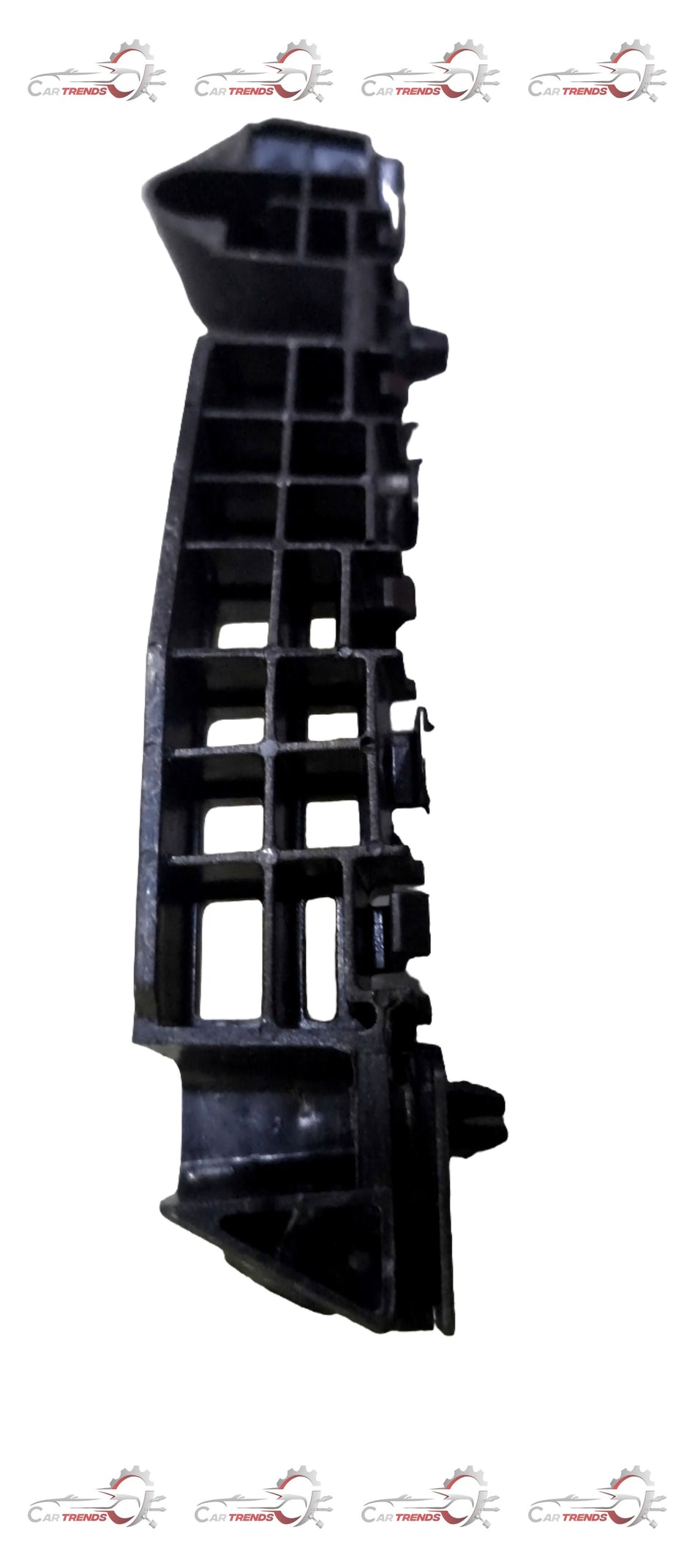 CarTrends front bumper bracket for left side on 2015 Toyota Celirio, spare part shown in the image.