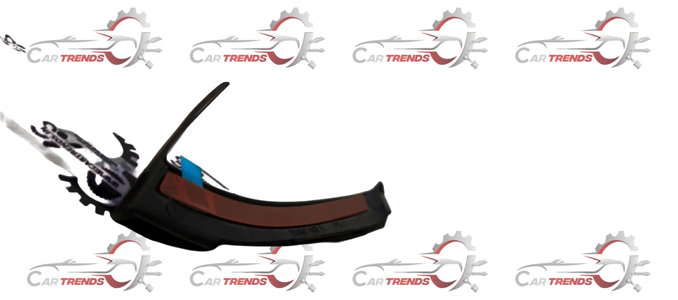 Maruti Suzuki lower right front pillar molding for Baleno, showing the black plastic trim piece with mounting clips.