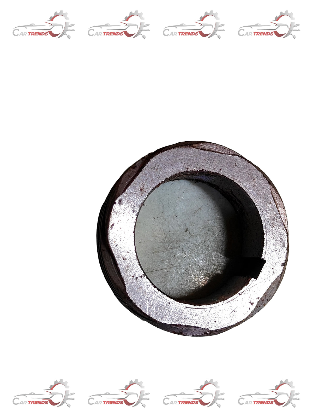 Chevrolet Tavera plate adjuster by General Motors, close-up view showing metal components and attachment points.