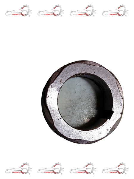 Chevrolet Tavera plate adjuster by General Motors, close-up view showing metal components and attachment points.