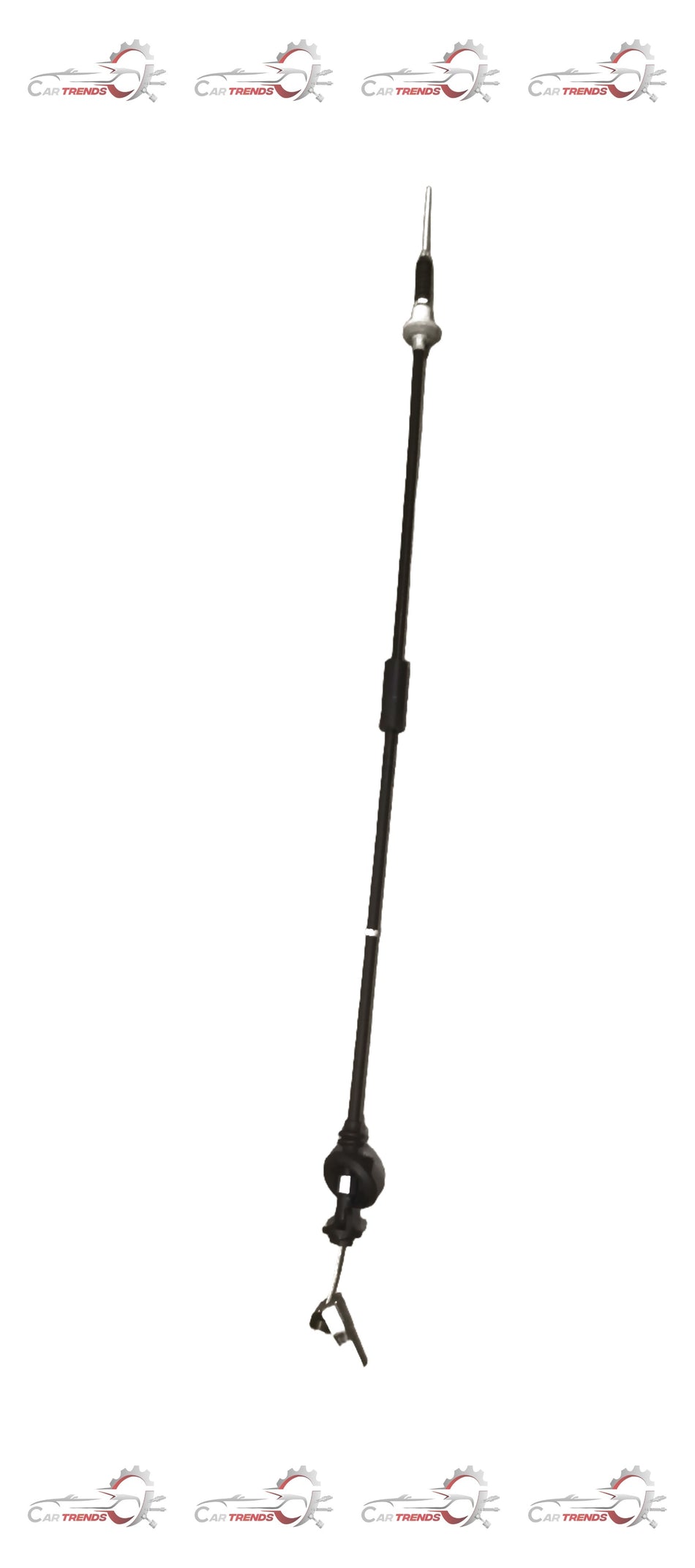 Maruti clutch cable Spresso RH 23710M62S21 from CarTrends, showing the cable with metal connectors and protective sheath.