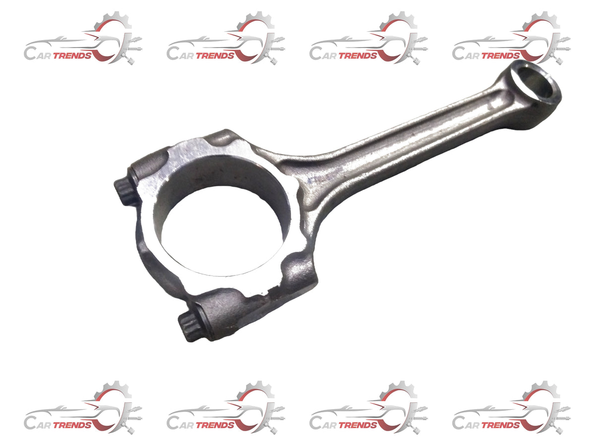 Maruti Suzuki connrod assembly 12160M68PB0 showing metal connecting rod with attached components for engine repair.