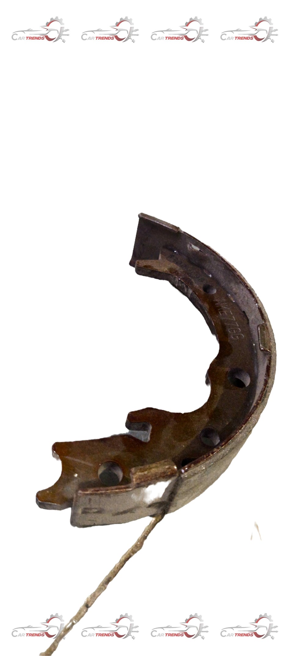 Honda CR-V rear brake shoes, compatible with petrol models, part number 43053S47E51, shown in this detailed product image.