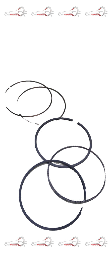 Maruti Alto K10 piston ring set by CarTrends, showing multiple piston rings for engine repair or maintenance.