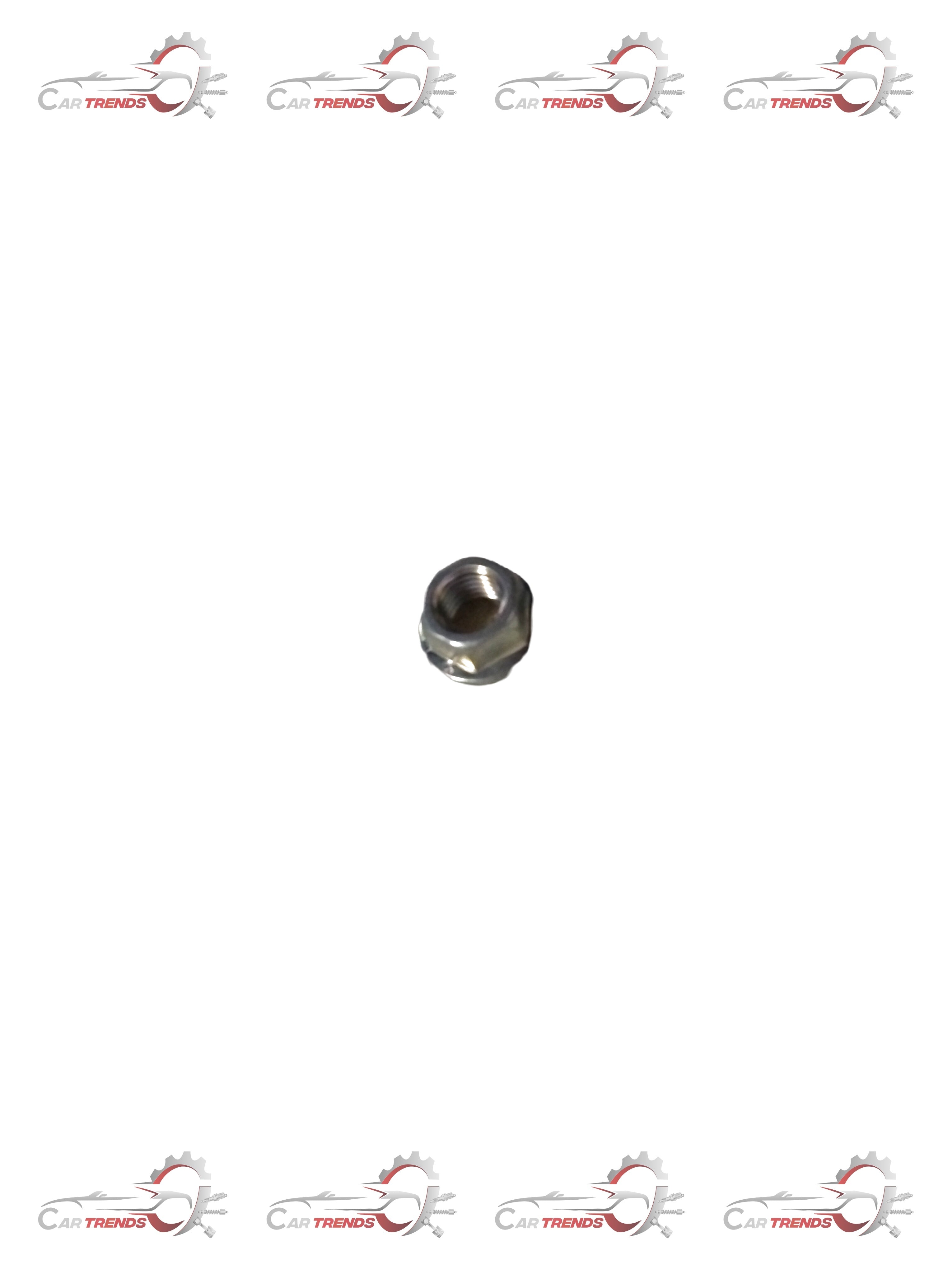 Maruti Celerio wheel nut by CarTrends, close-up image showing the durable metal wheel nut with threading for secure vehicle attachment.