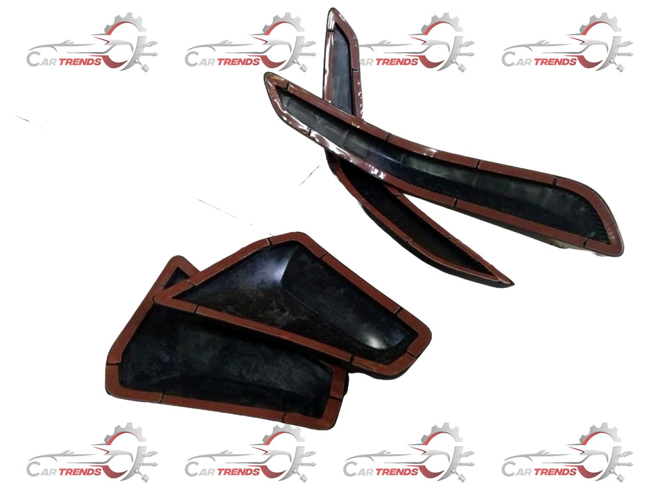 Honda bumper protector kit FR & RR, model 08Z01TSV700L, showing the durable protective strip installed on a vehicle bumper.