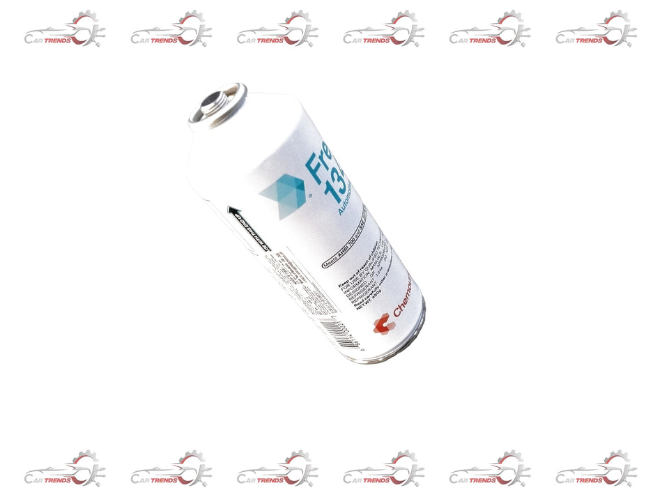 SKF Freon 134a automotive refrigerant lubricant bottle with label, used for car air conditioning system maintenance