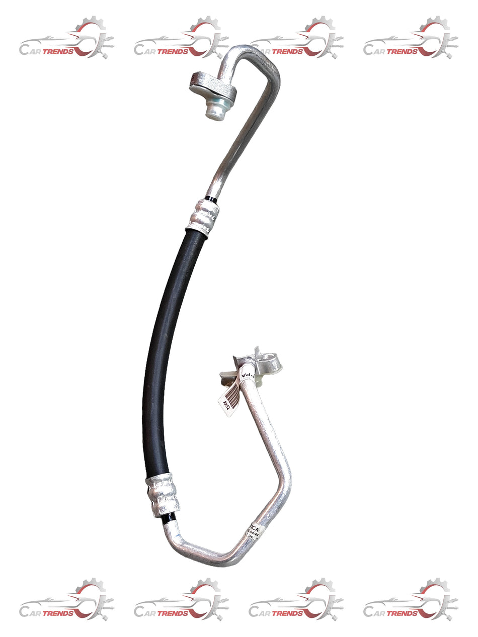 CarTrends discharge pipe for Venue, Creta, Verna, I20 spare parts, shown in the image with the pipe and connecting components.