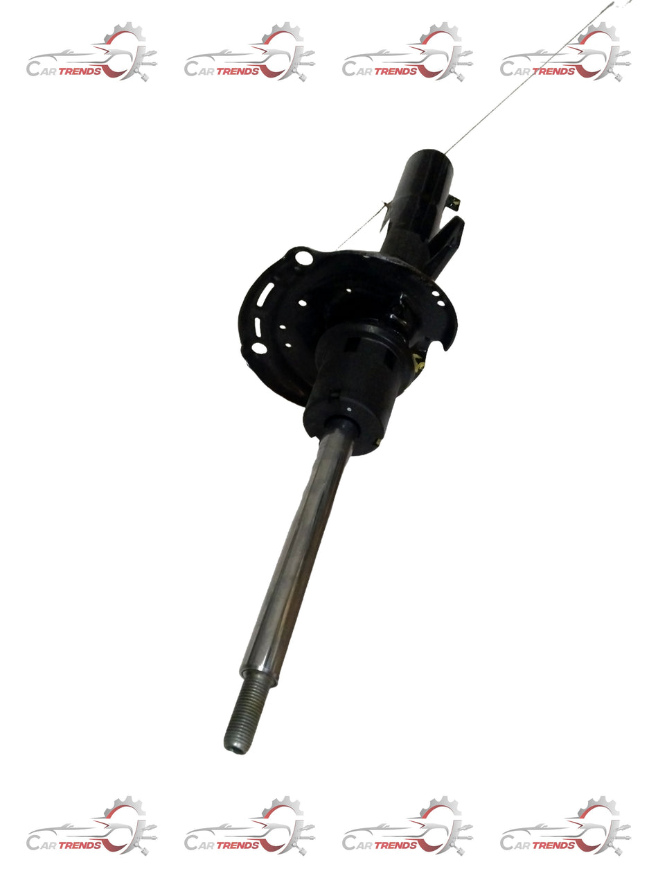 Volkswagen gas shock absorber 5QP413031E, automotive suspension part, showing the shock absorber with mounting hardware.