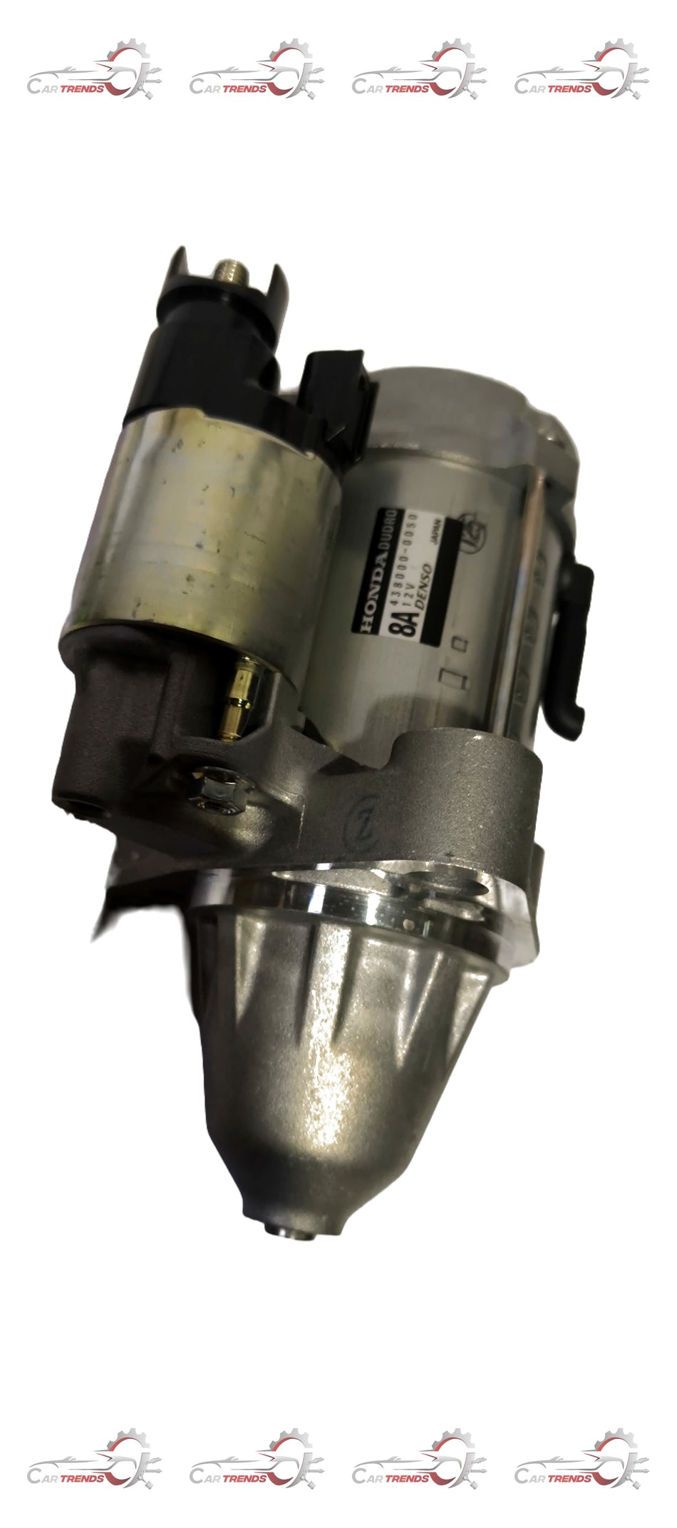 CarTrends starter motor assembly for Honda, spare part 31200RNYE01, showing the detailed image of the automotive starter motor.